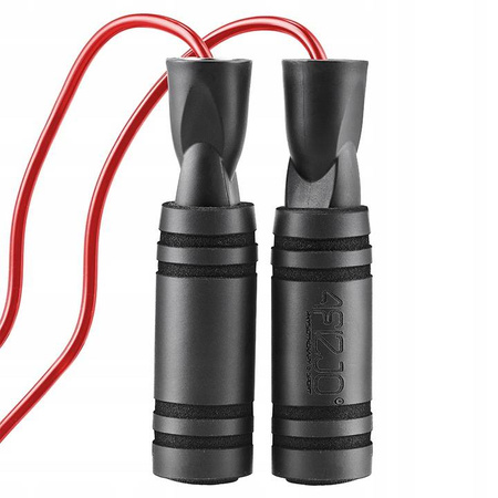 BASIC csúszásmentes markolatú ugrálókötél, piros