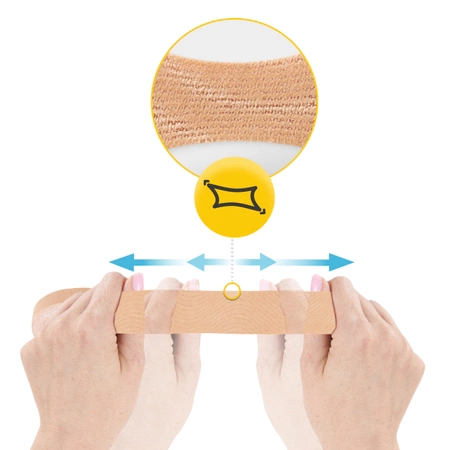 Mellemelő szalag, bézs