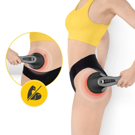 Narancsbőr elleni kézi masszírozó, fekete