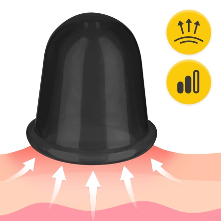 FACE+ szilikonköpöly készlet, 5 db, fekete