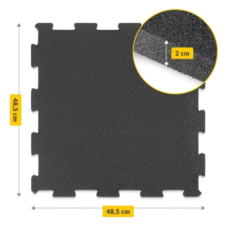 Habszivacs védőszőnyeg, 48,5 x 48,5 x 2 cm