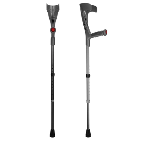 MED állítható ortopéd mankó, szürke