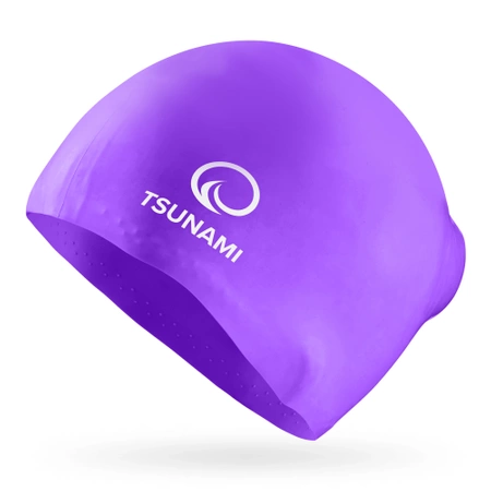 TSUNAMI unisex úszósapka, lila