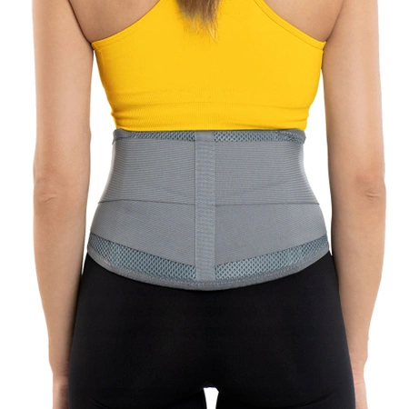 Ortopéd derékrögzítő, XXL, szürke