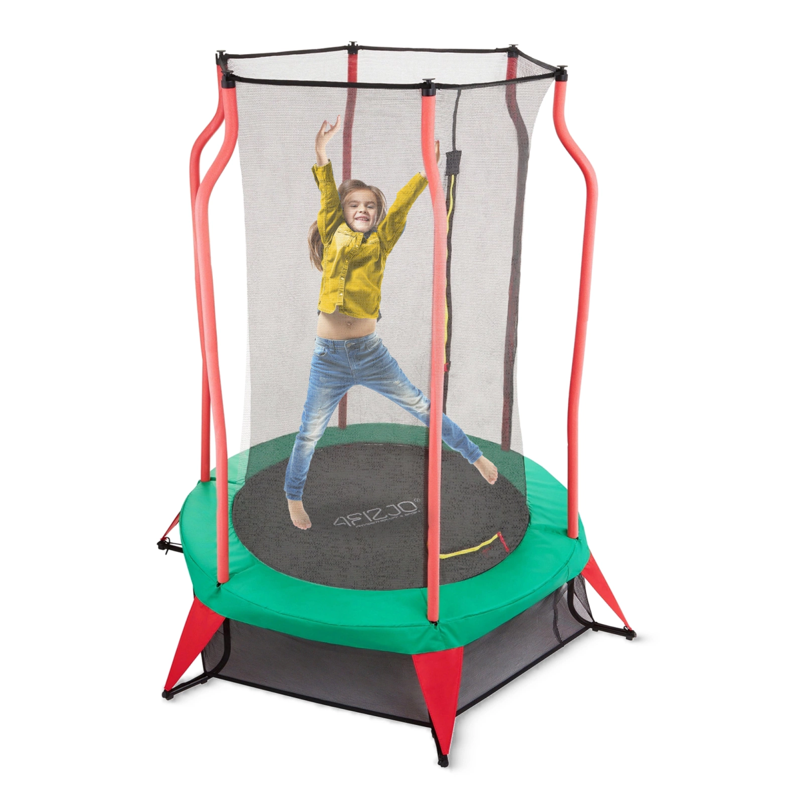 trampolina dla dzieci domowa do domu do ogrodu mala ogrod dom dzieci