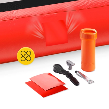 AIR MAT pumpával ellátott akrobatikai pálya, 6 x 1 x 0,15 m