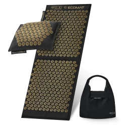 ECO akupresszúrás matrac párnával, XL, fekete