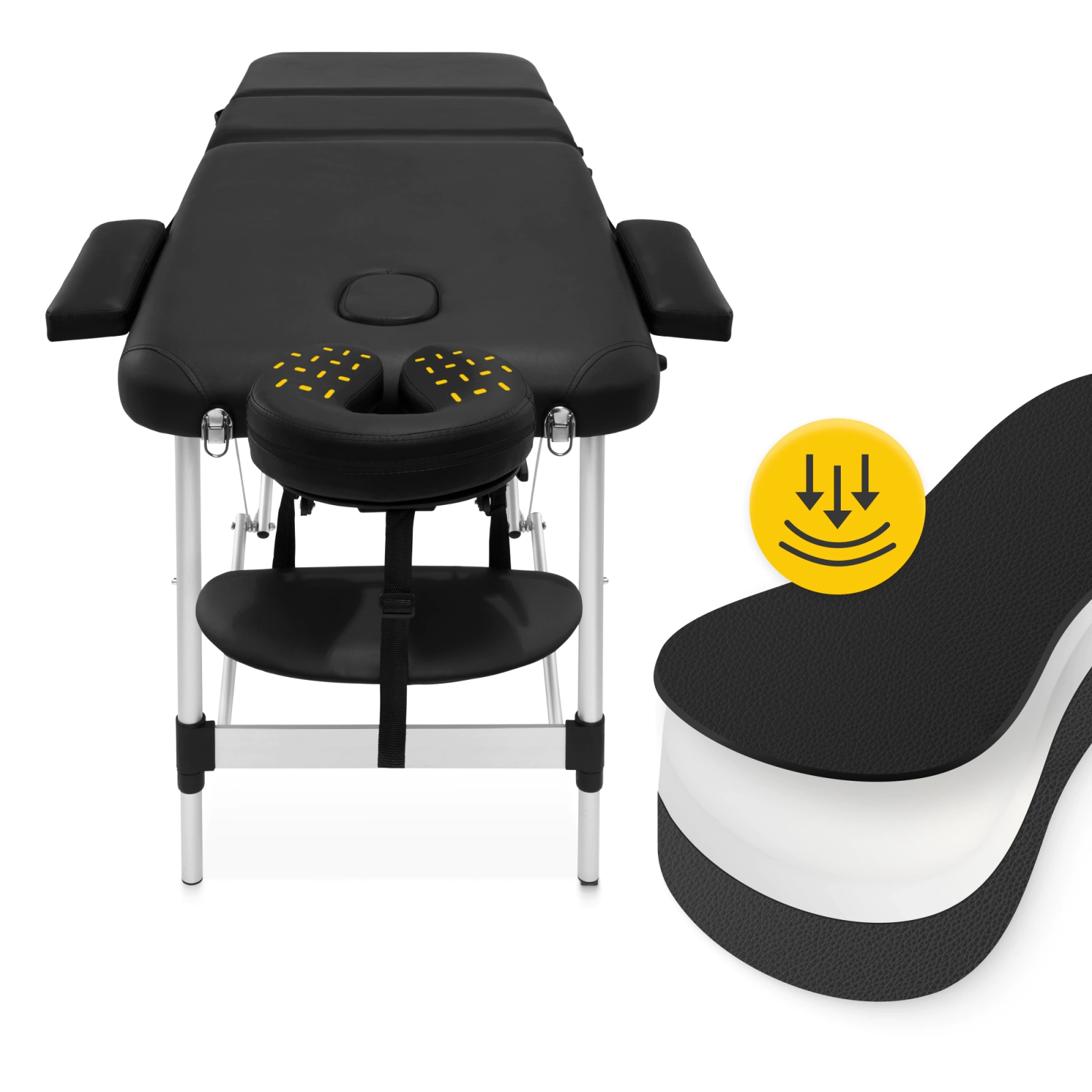 stol do masazu 4fizjo aluminiowy