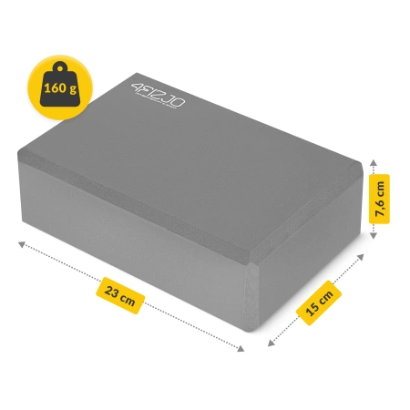 Habszivacs jógatégla, szürke