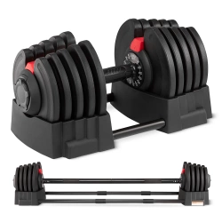 PREMIUM 2 az 1-ben állítható kézisúlyzó és súlyzórúd, 2,5-40 kg