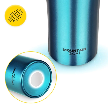 Mountain Goat TRAVEL 380 ml kék termoszcsésze