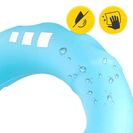 Szilikon kézerősítő, kék