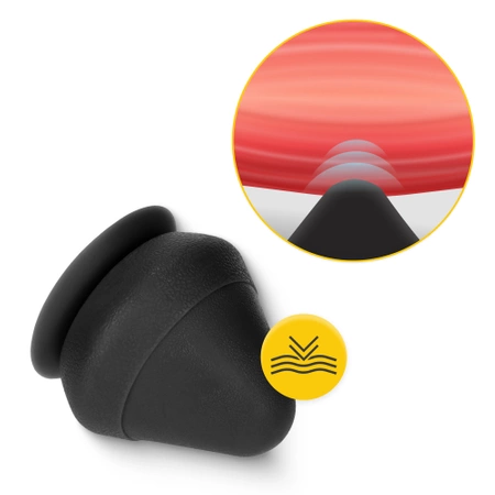 Masszázskúp, fekete