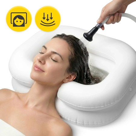 Felfújható ágyfürdő zuhanyzóval