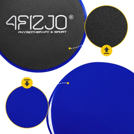 SLIDE csúszókorong edzéshez, 2 db, kék