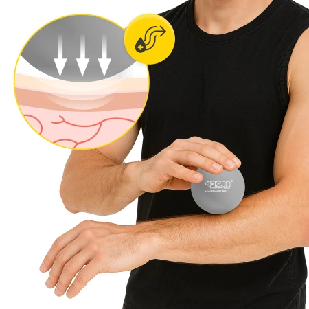 Lacrosse Massage Ball masszázslabda, szürke