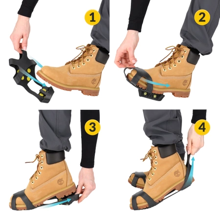 Bakancs talpára felrakható csúszásgátló, L