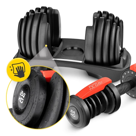 Premium állítható súlyzó, 24 kg