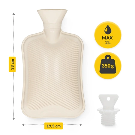 Gumi melegítőpalack, 2 l