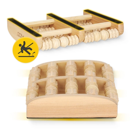 Formázott fa talpmasszírozó henger