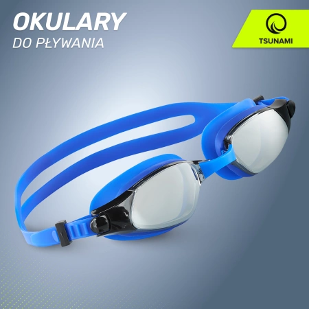 TSUNAMI úszószemüveg kék