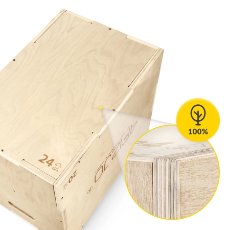 Pliometrikus jump box doboz, 40 x 60 x 50