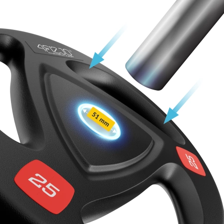 Olimpiai súlytárcsa, 1 x 25 kg