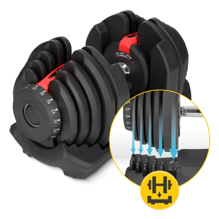 Premium állítható súlyzó, 40 kg