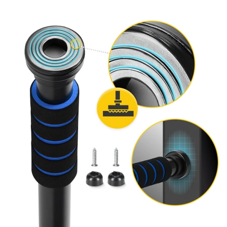 BASIC feszítőrúdas húzódzkodó rúd, kék