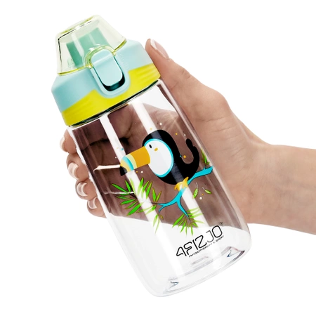 Gyermek kulacs, tukános minta, 550 ml