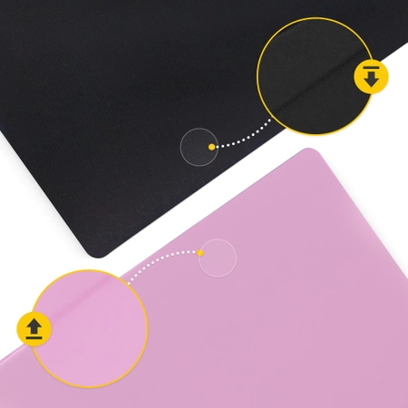 Összehajtható tornamatrac, rózsaszín