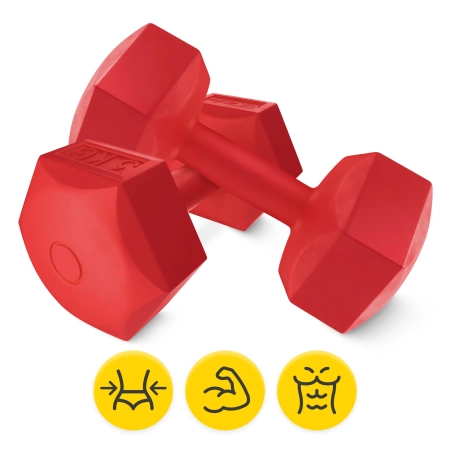 Bitumenes kézi súlyzó 2 x 3 kg