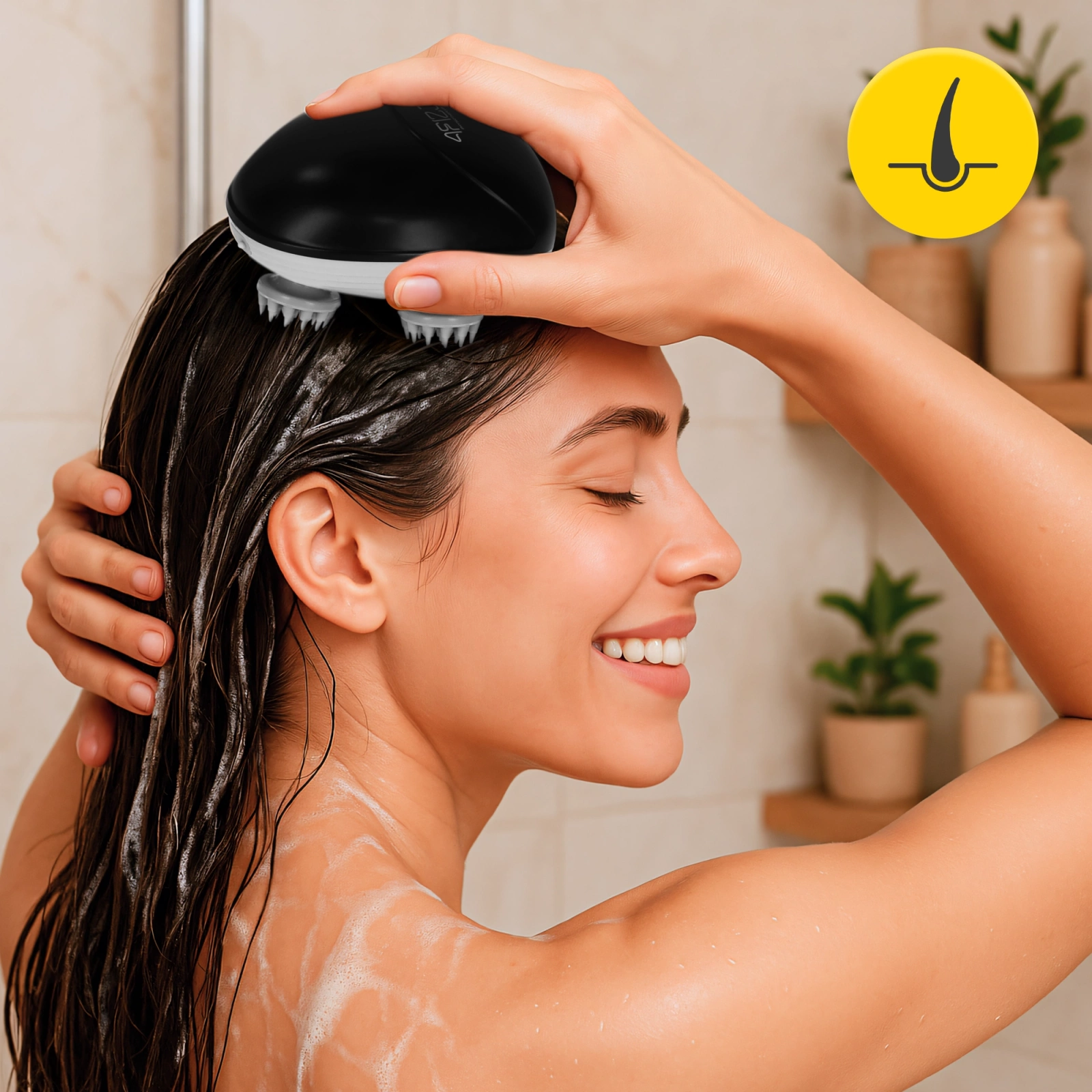 smart masażer elektryczny do masażu skóry głowy