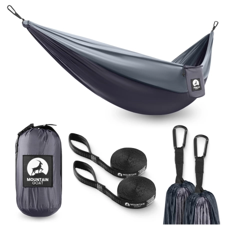 Mountain Goat egy személyes utazási függőágy, szürke-grafit