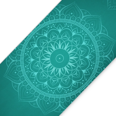 Velúr jógaszőnyeg, 1,5 mm, zöld