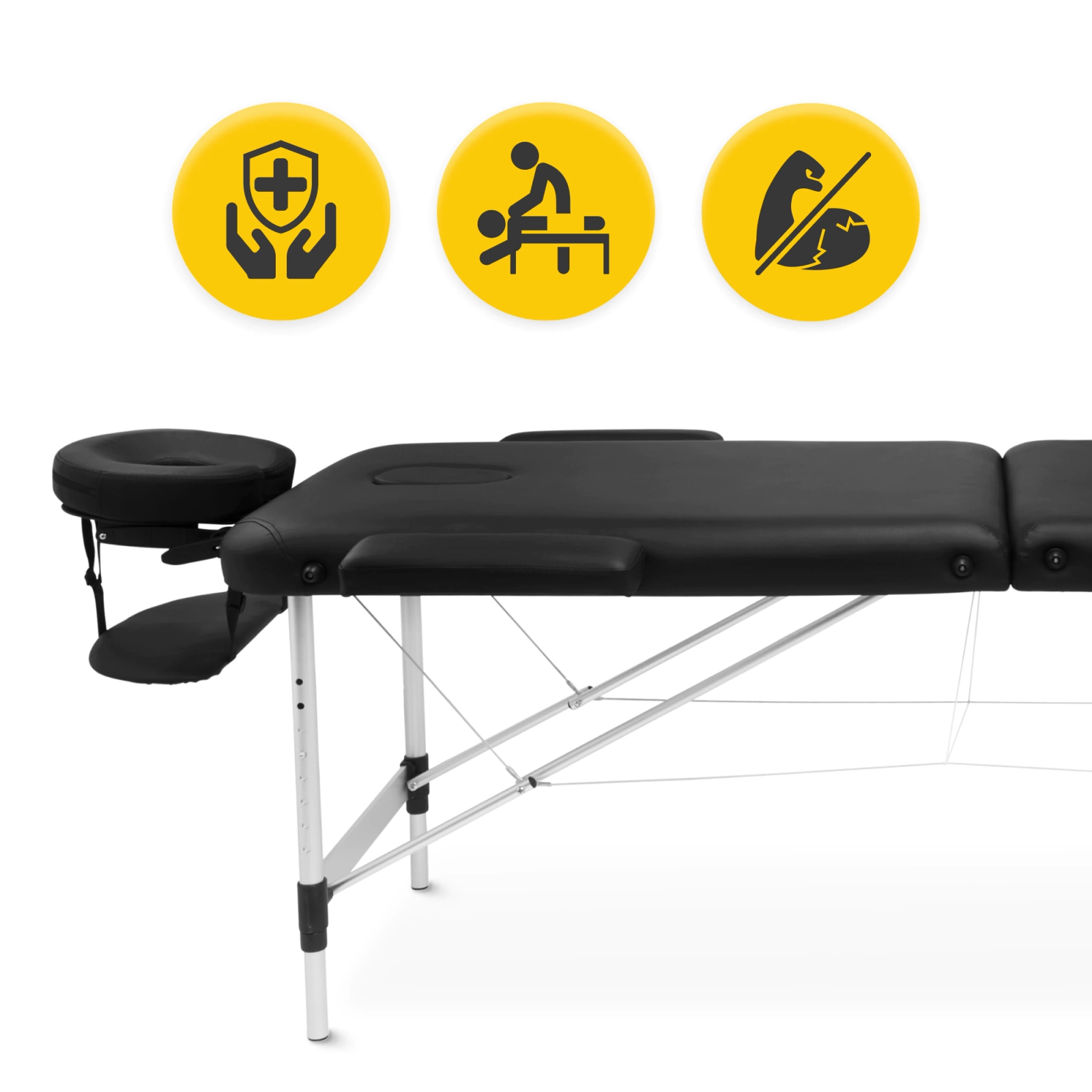 stol do masazu 4fizjo aluminiowy