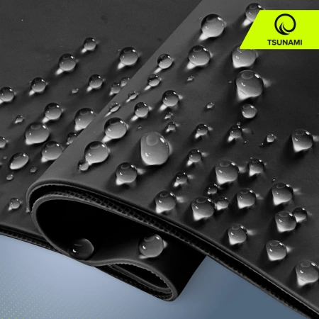 TSUNAMI gyerek úszósapka, fekete