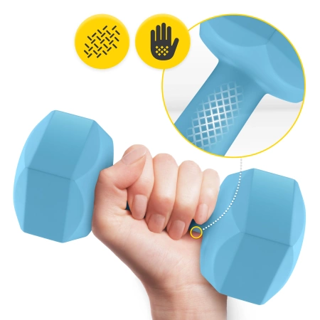 Bitumenes kézisúlyzó 2 x 0,5 kg