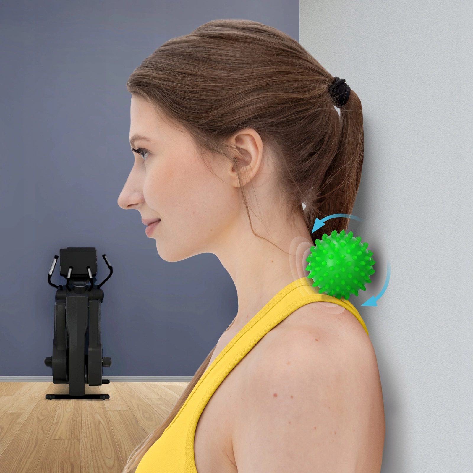 podwojna pileczka do masazu sensoryczna orzech antystresowa