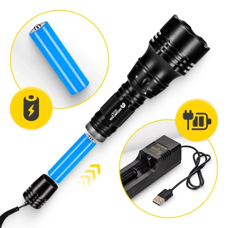 Mountain Goat újratölthető LED-es zseblámpa