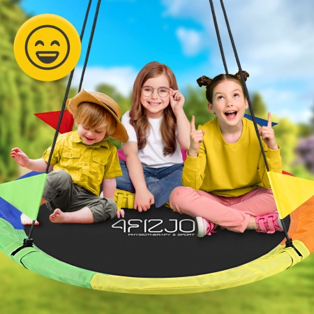 Kerti gyerek fészekhinta, XXL, 120 cm