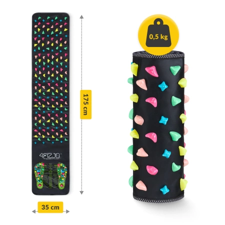 Kavicsokkal ellátott lábmasszírozó szőnyeg, 175 x 35 cm