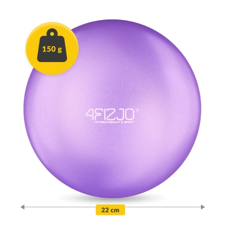 Pilates labda, 22 cm, lila