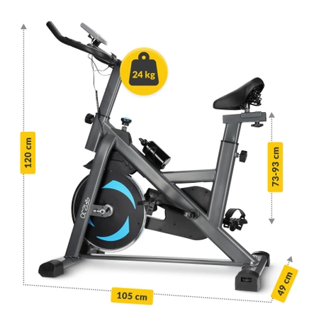 ULTRA spinning szobakerékpár, szürke