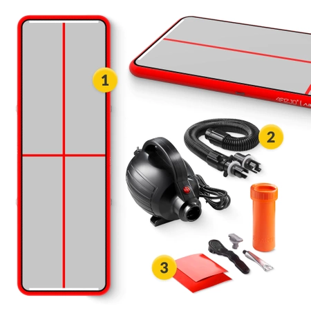 AIR MAT akrobatikai pálya, 6 x 2 x 0,2 m