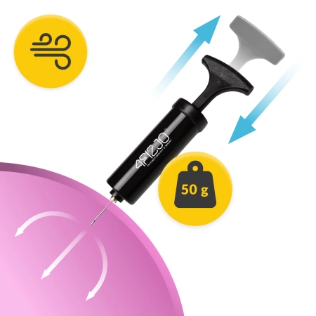 Pilates labda, 22 cm, rózsaszín