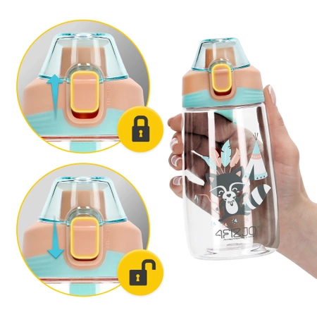 Gyermek kulacs, mosómedvés minta, 550 ml