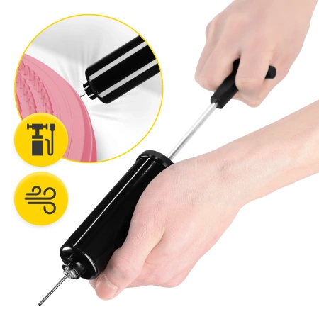 MED+ szenzomotoros párna, 33 cm, rózsaszín