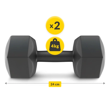 Bitumenes kézisúlyzó 2 x 4 kg