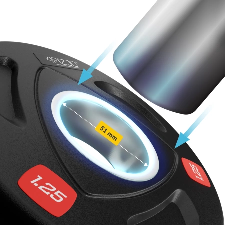 Olimpiai súlytárcsa, 2 x 1,25 kg